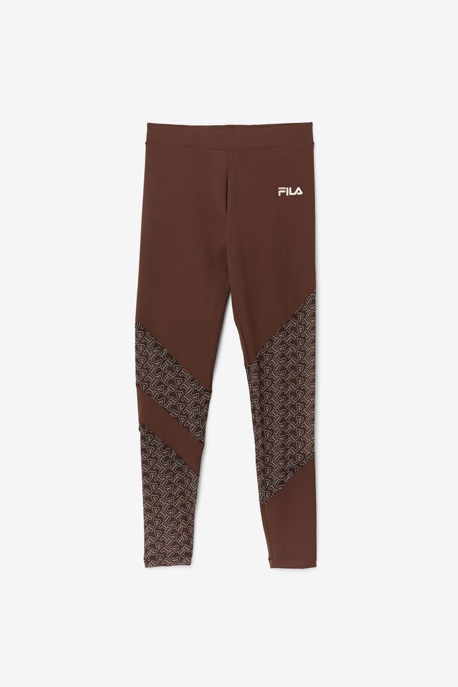 Fila Naisten Legging Vilina Ruskea - VCKA-14025